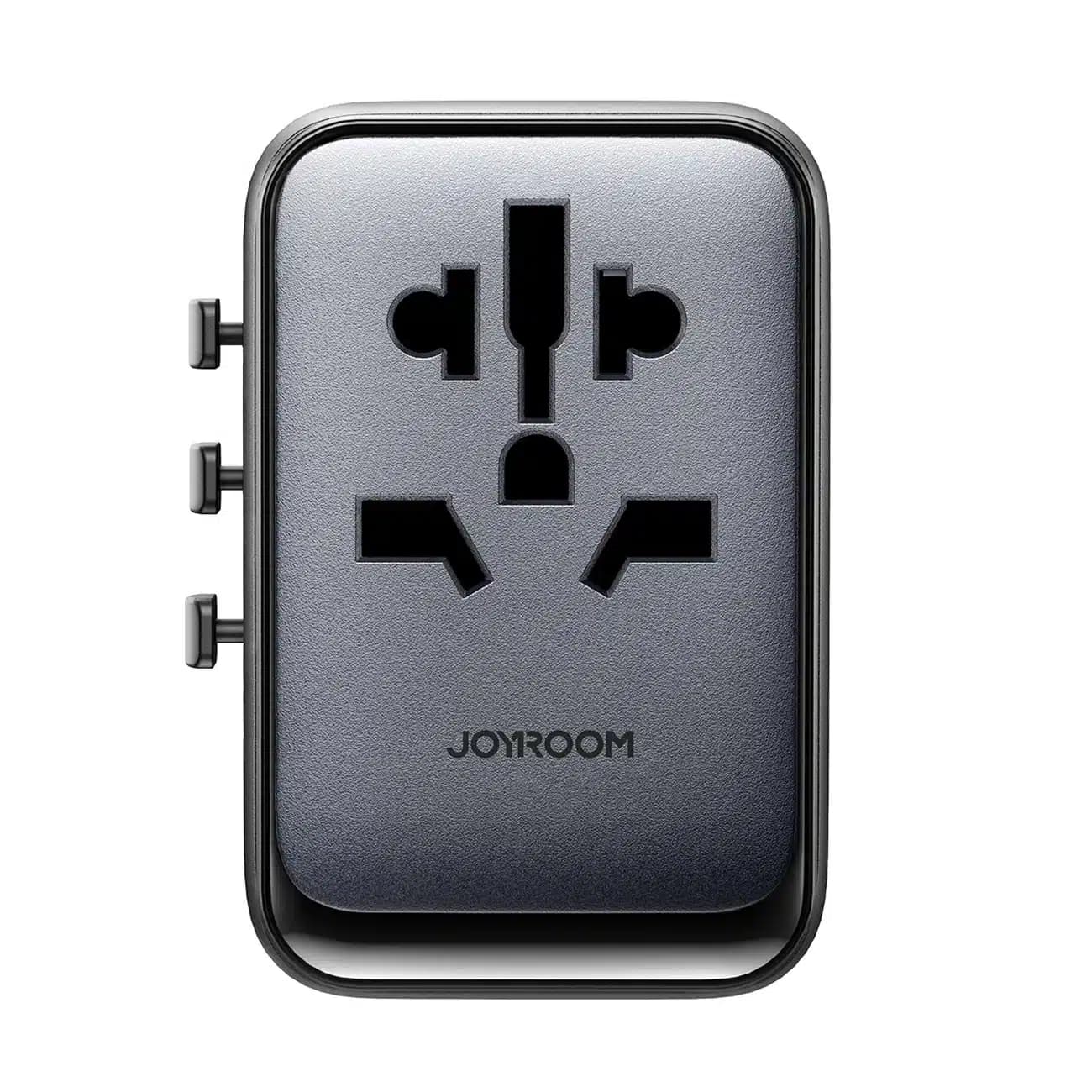 Joyroom JR-TCW02 65W ταξιδιωτικός αντάπτορας universal ΕΕ / ΗΠΑ / Ιαπωνία / Αυστραλία / Ηνωμένο Βασίλειο / Κίνα - Μαύρος 3