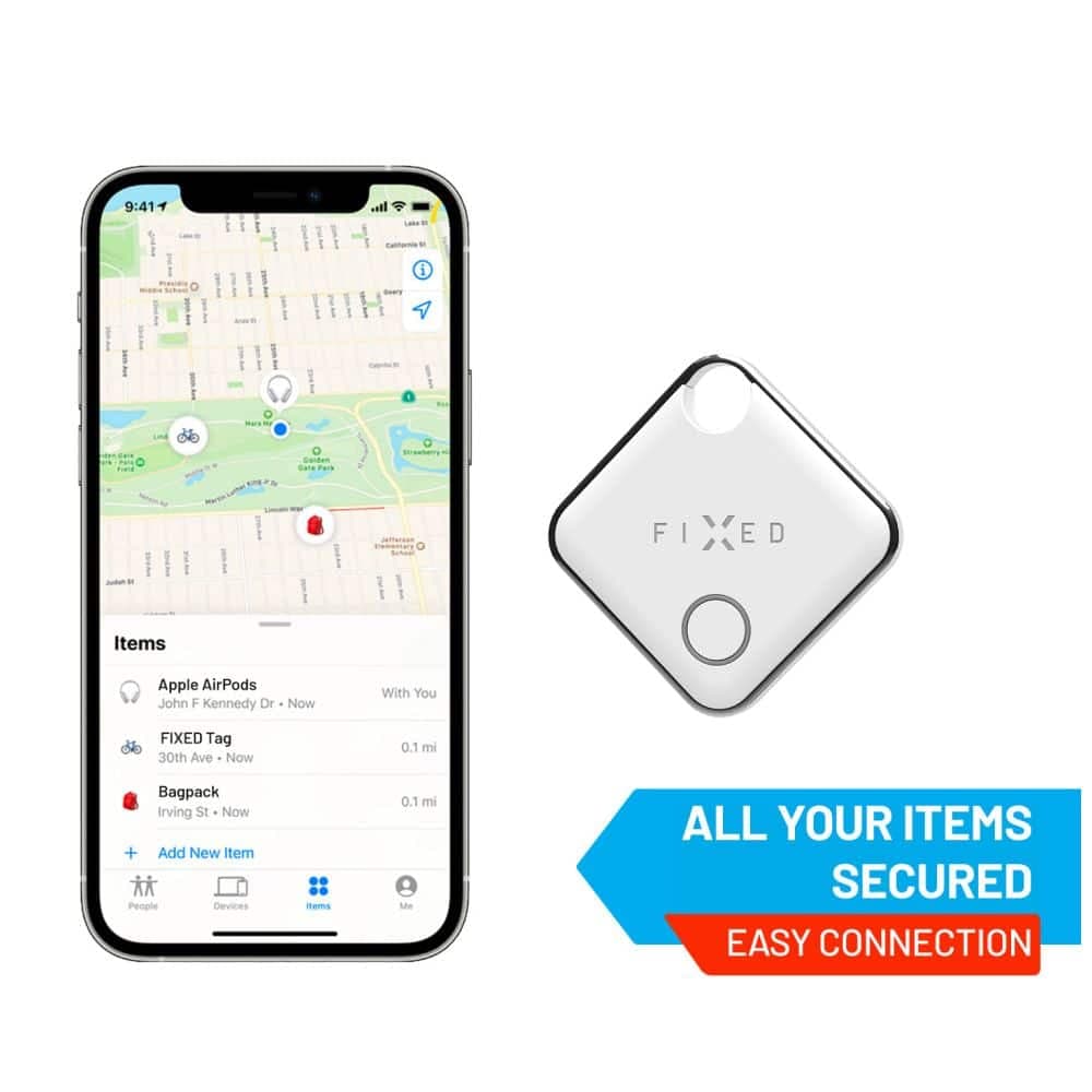 Fixed - Smart Tag (FIXTAG-WH) - Συμβατό με Apple Find My, Bluetooth 5.0, IP66 3
