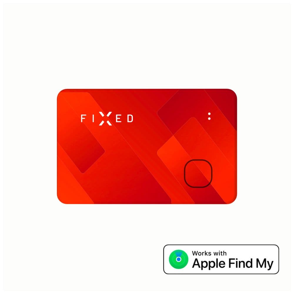 Fixed - Smart Tracker (FIXTAG-CARD-OR) - για πορτοφόλι, συμβατό με Apple Find My, Bluetooth 5.0, IP67 - κόκκινο 2