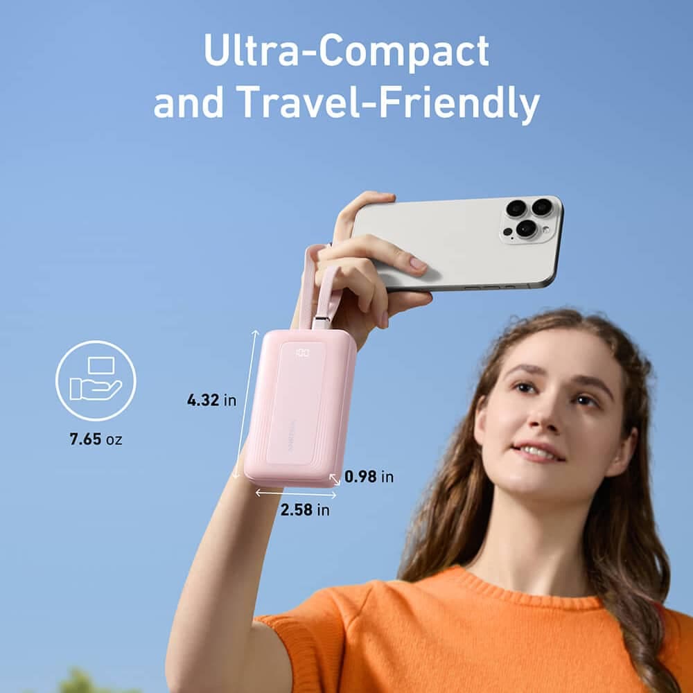 Anker - Power bank (A1681G11) - 2x USB-C, Lightning, USB, 30W, 20000mAh - Μαύρο 4