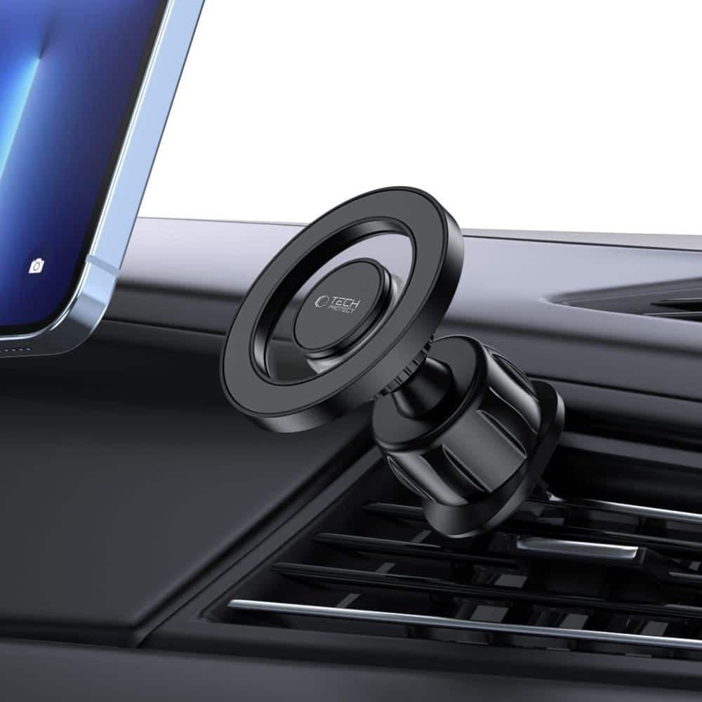 Tech-Protect N51 μαγνητική βάση αυτοκινήτου MagSafe μαύρη 7