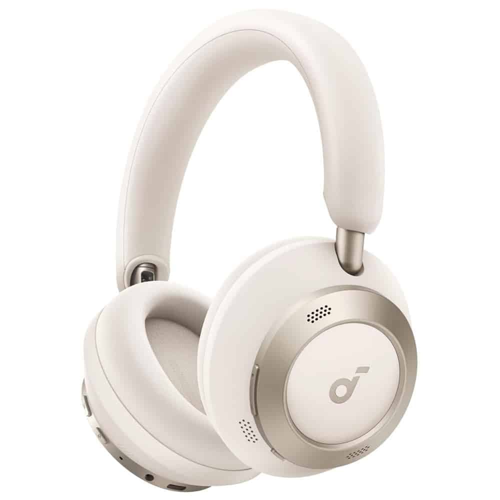 Anker - Ασύρματα ακουστικά SoundCore Space One Pro (A3062G21) - Bluetooth 5.3, Ενεργή ακύρωση θορύβου, Hi-Res - Λευκό
