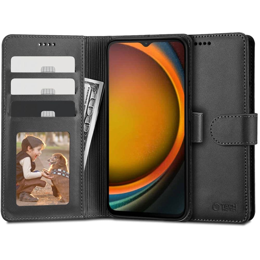 TECH-PROTECT Wallet - θήκη για Samsung Galaxy XCover7 - Μαύρο