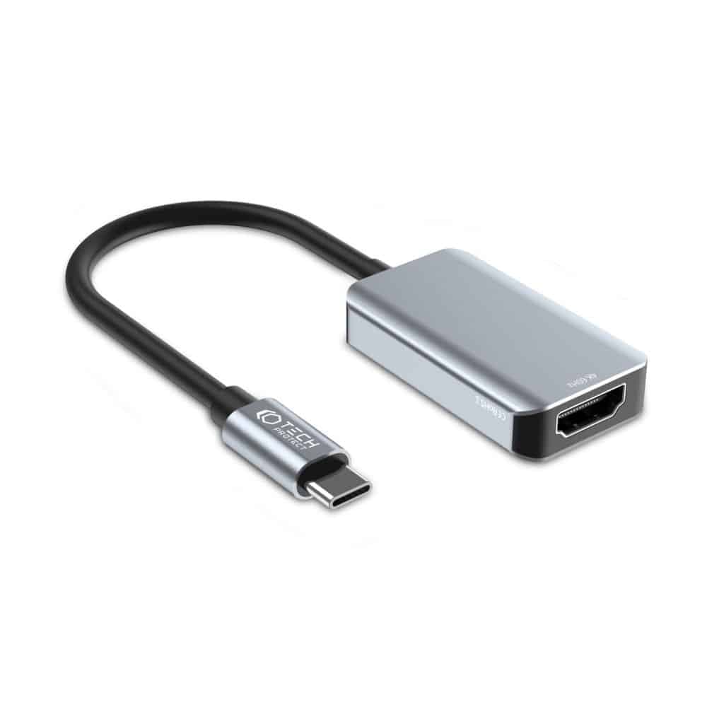 Tech-Protect προσαρμογέας Type-C σε HDMI 4K 60Hz μαύρος