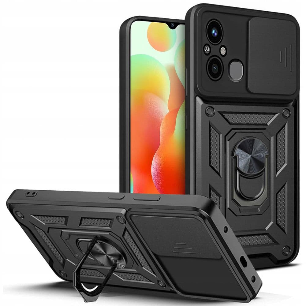 TECH-PROTECT Camshield Pro - θήκη για Xiaomi Redmi 12C - Μαύρο