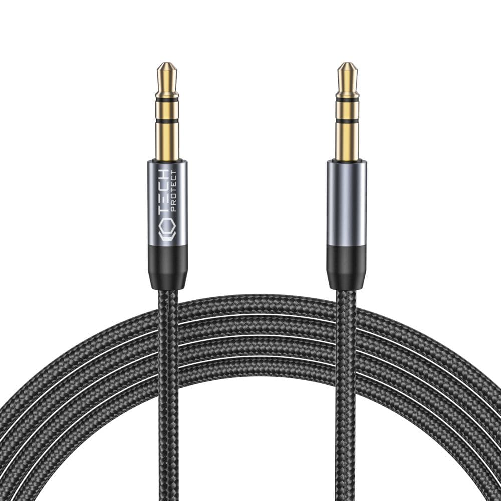 Tech-Protect καλώδιο AUX mini jack 3.5mm 150cm μαύρο