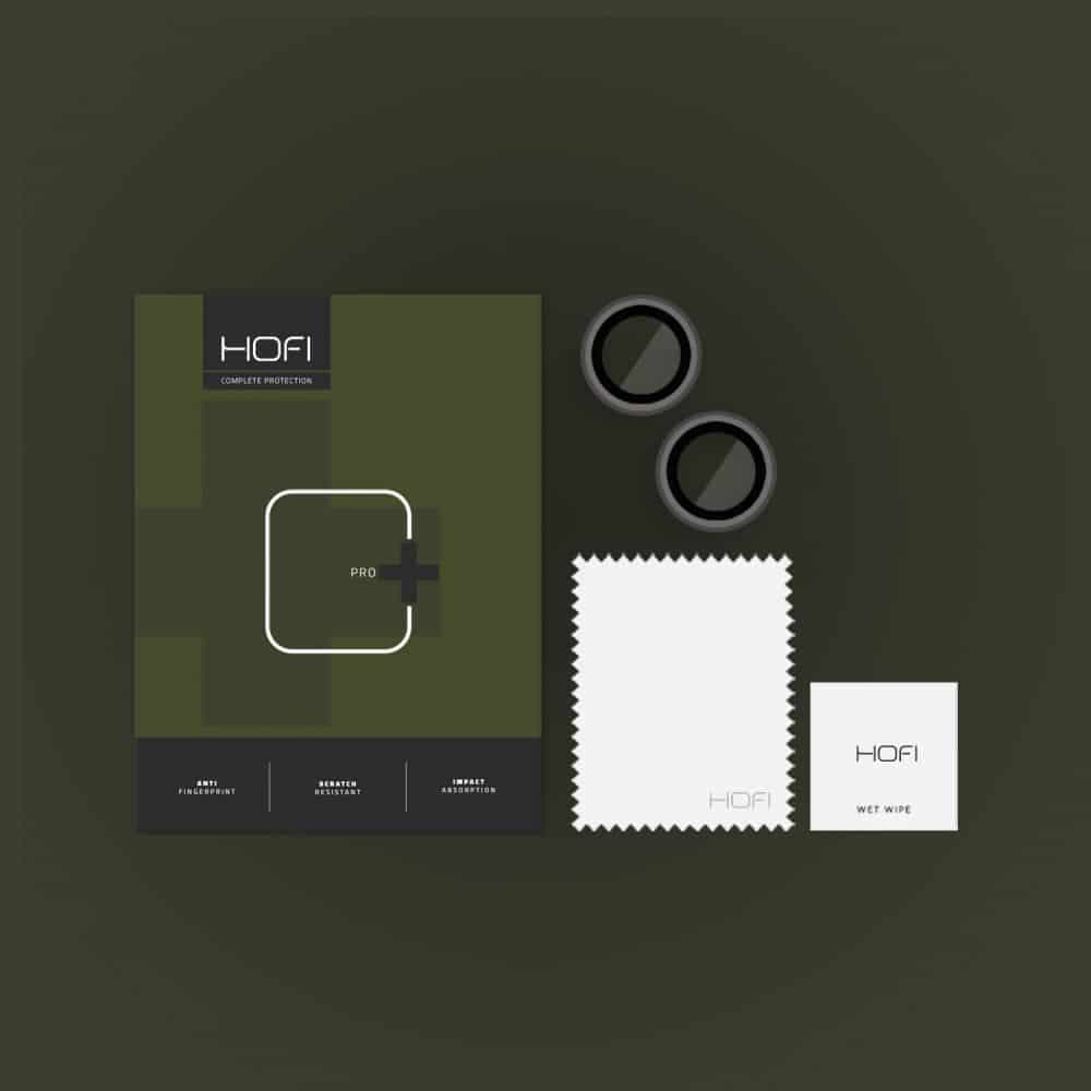 HOFI προστασία κάμερας Camring Pro+ iPhone 14 / 14 Plus / 15 / 15 Plus μαύρη 4