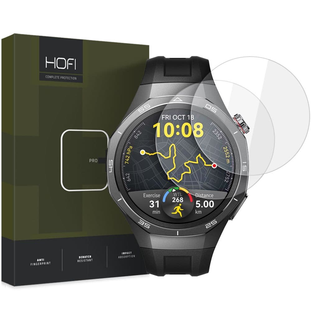 Hofi Glass Pro+ 2-Pack για Huawei Watch GT 5 Pro (46 mm) διαφανές