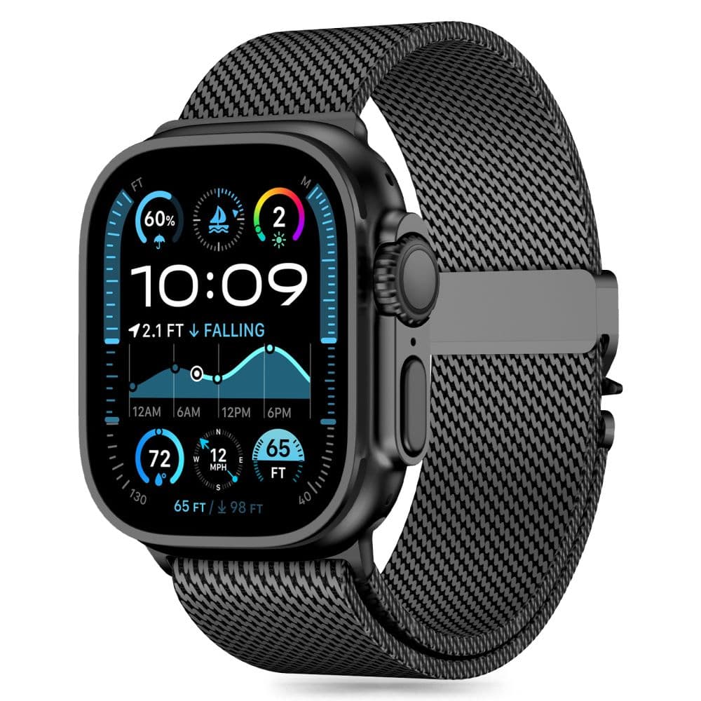 TECH-PROTECT Milano - θήκη για Apple Watch 6 / 7 8 9 10 SE Ultra 1 2 - Μαύρο