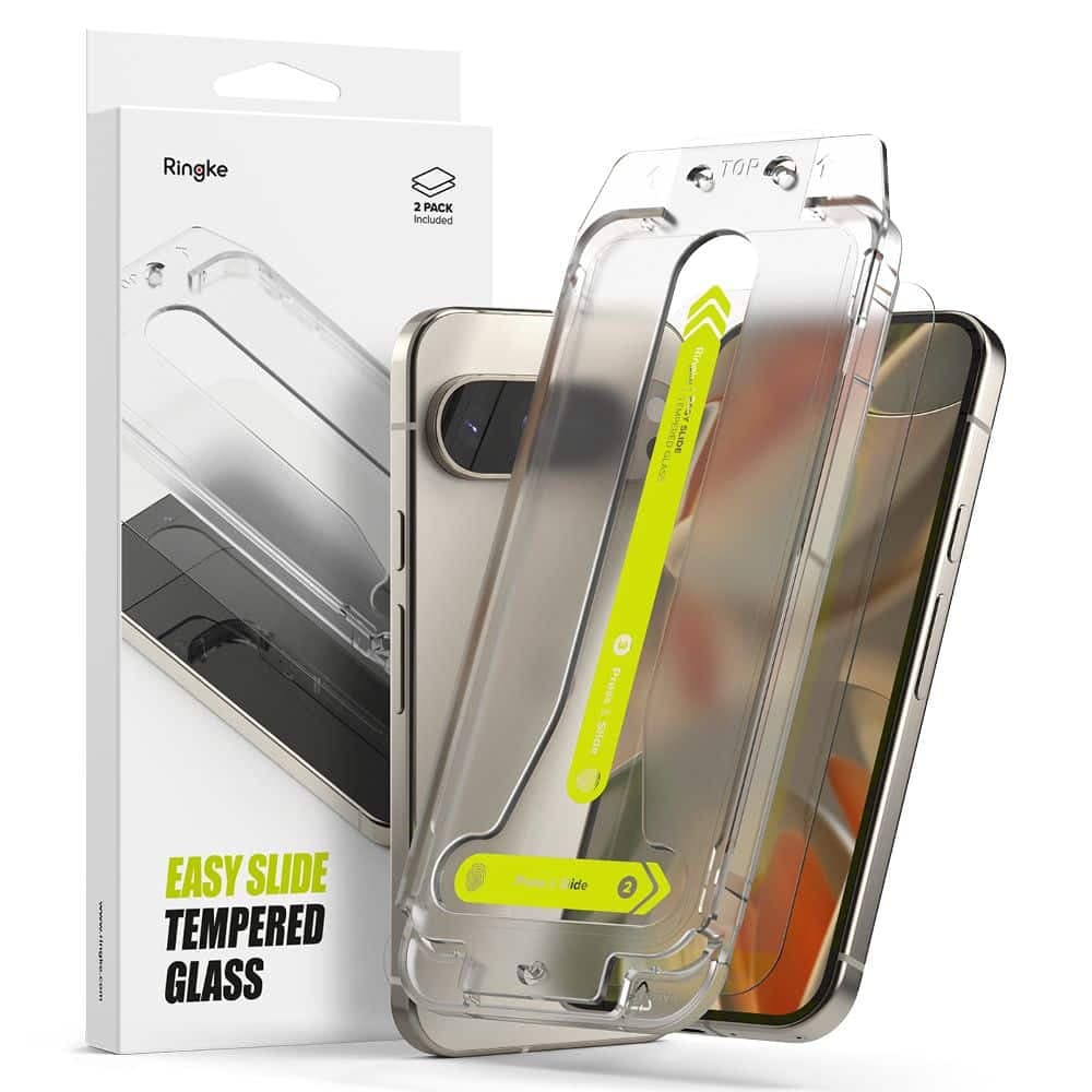 Ringke tempered glass easy slide 2-pack Google Pixel 9 / 9 Pro διαφανές