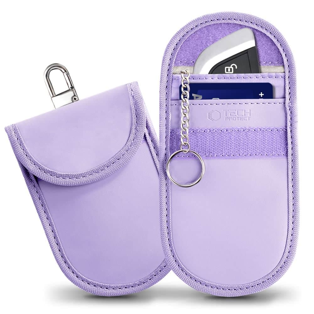 Tech-Protect Faraday KLR100 θήκη Keyless RFID Signal Blocker Λεβάντα