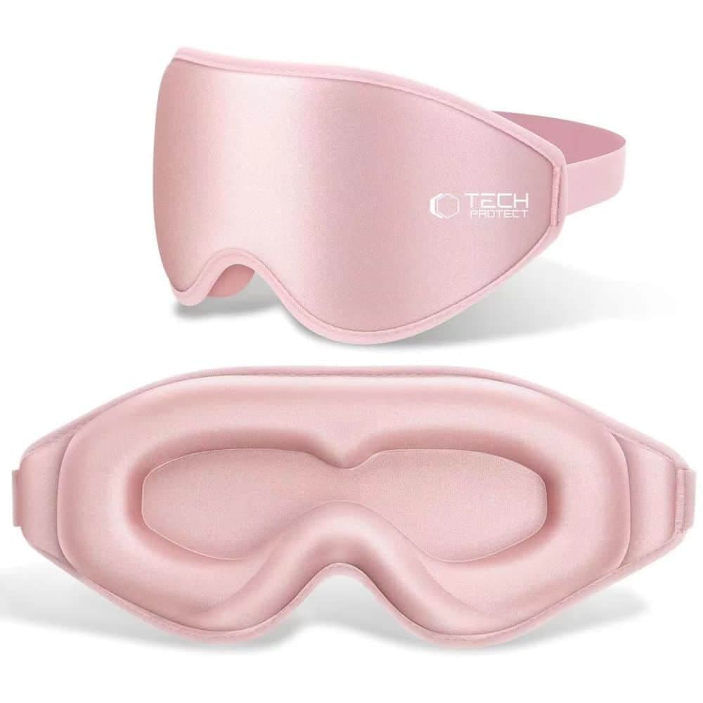 Tech-Protect μάσκα ύπνου EYESHADE ροζ μωρού 2
