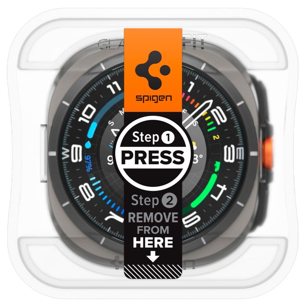 Spigen Glass.TR ”EZ-FIT” 2-pack Galaxy Watch Ultra (47 mm) διαφανές 2