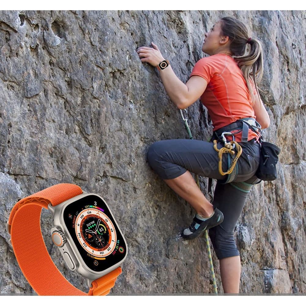 TECH-PROTECT Nylon Pro - θήκη για Apple Watch 6 / 7 8 9 10 SE Ultra 1 2 - Γκρι 6