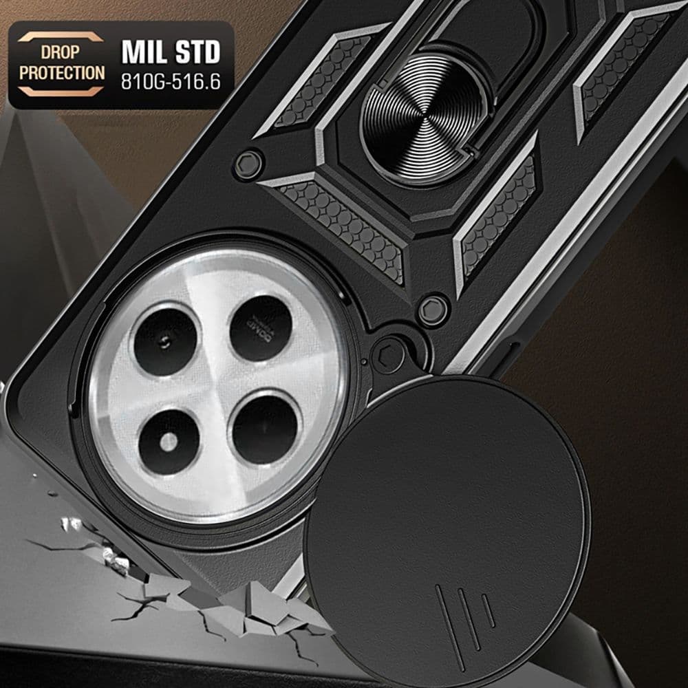 TECH-PROTECT Camshield Pro - θήκη για Xiaomi Redmi 14C - Μαύρο 2
