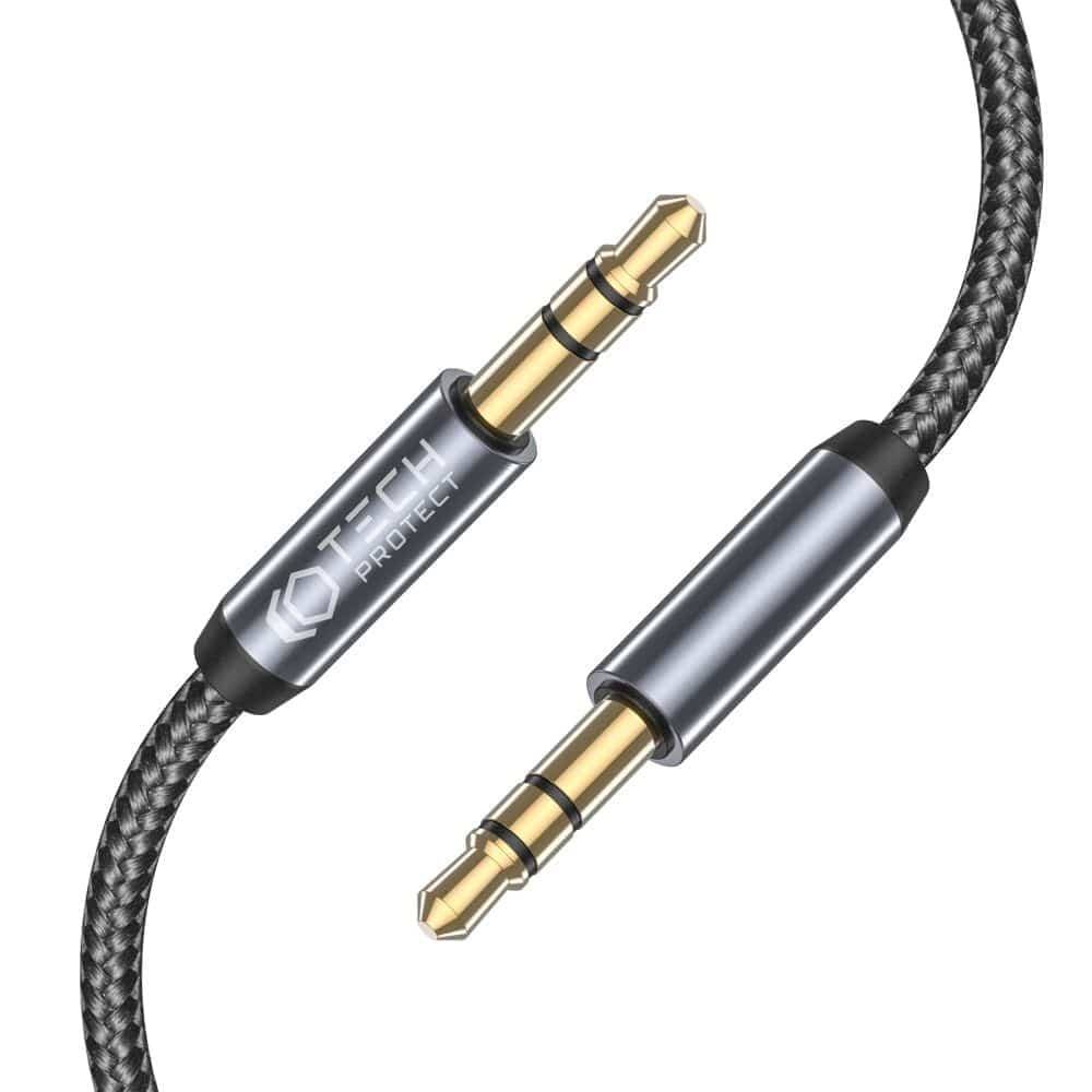 Tech-Protect καλώδιο AUX mini jack 3.5mm 150cm μαύρο 2