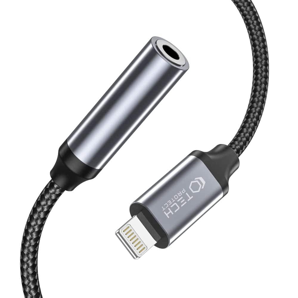 Tech-Protect Ultraboots αντάπτορας Lightning σε Mini Jack 3.5mm μαύρος 2