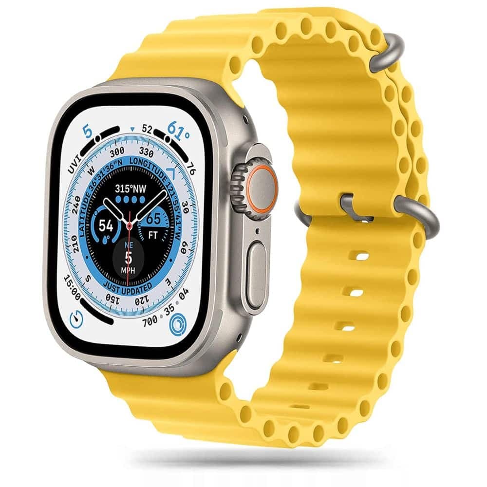 TECH-PROTECT Iconband Pro - θήκη για Apple Watch 6 / 7 8 9 10 SE Ultra 1 2 - Κίτρινο