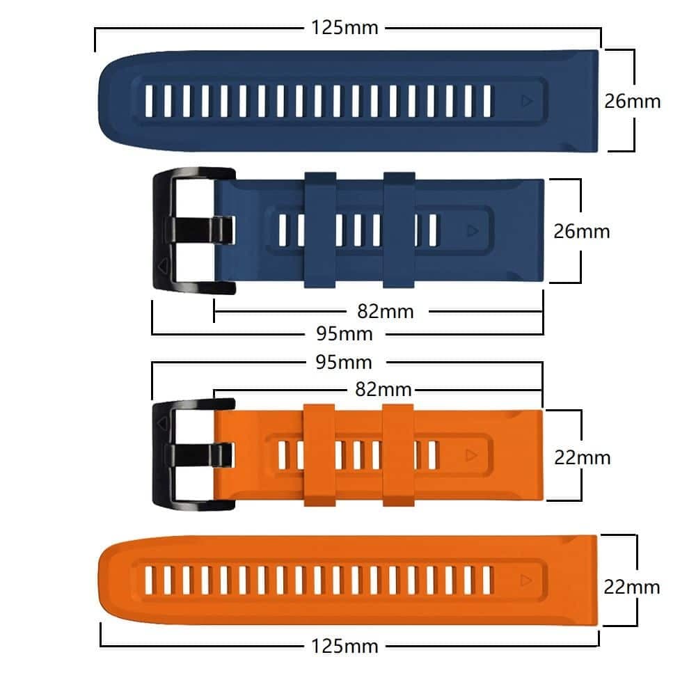 Tech-Protect Iconband Garmin Fenix 3 / 5X / 3HR / 5X Plus / 6X / 6X Pro / 7X πορτοκαλί 6