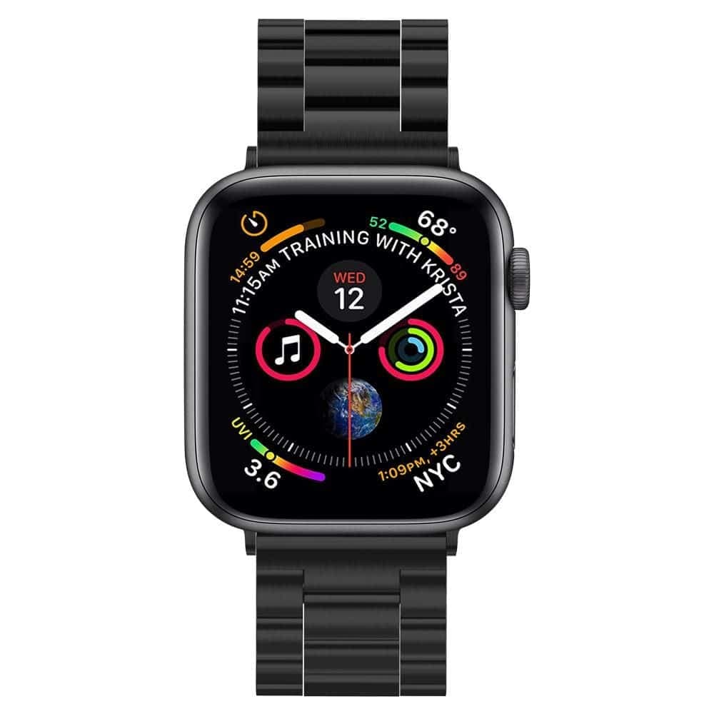 Spigen μοντέρνο λουράκι Apple Watch 6 / 7 / 8 / 9 / 10 / SE / Ultra 1 / 2 (44 / 45 / 46 / 49 mm) μαύρο 3
