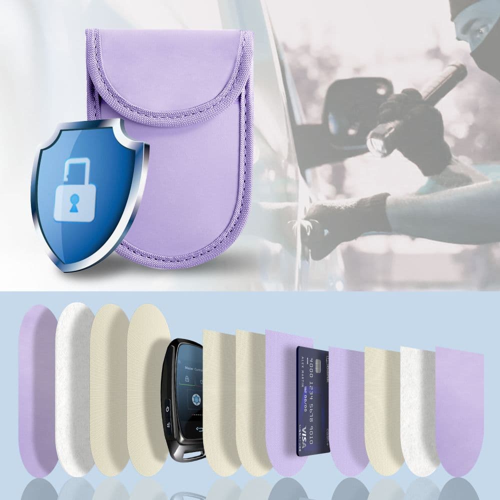 Tech-Protect Faraday KLR100 θήκη Keyless RFID Signal Blocker Λεβάντα 2