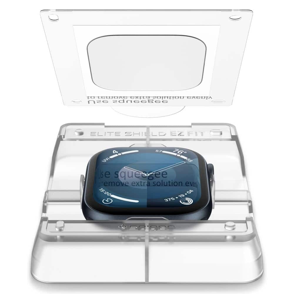 Spigen Hybrid Glass “EZ Fit” 2-Pack Apple Watch 10 (46 MM) διαφανές 3