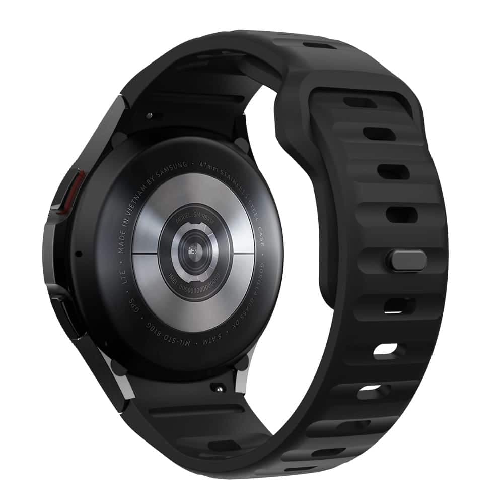 TECH-PROTECT σιλικόνης γραμμή - θήκη για Samsung Galaxy Watch 4 / 5 Pro 6 7 FE - Μαύρο 2