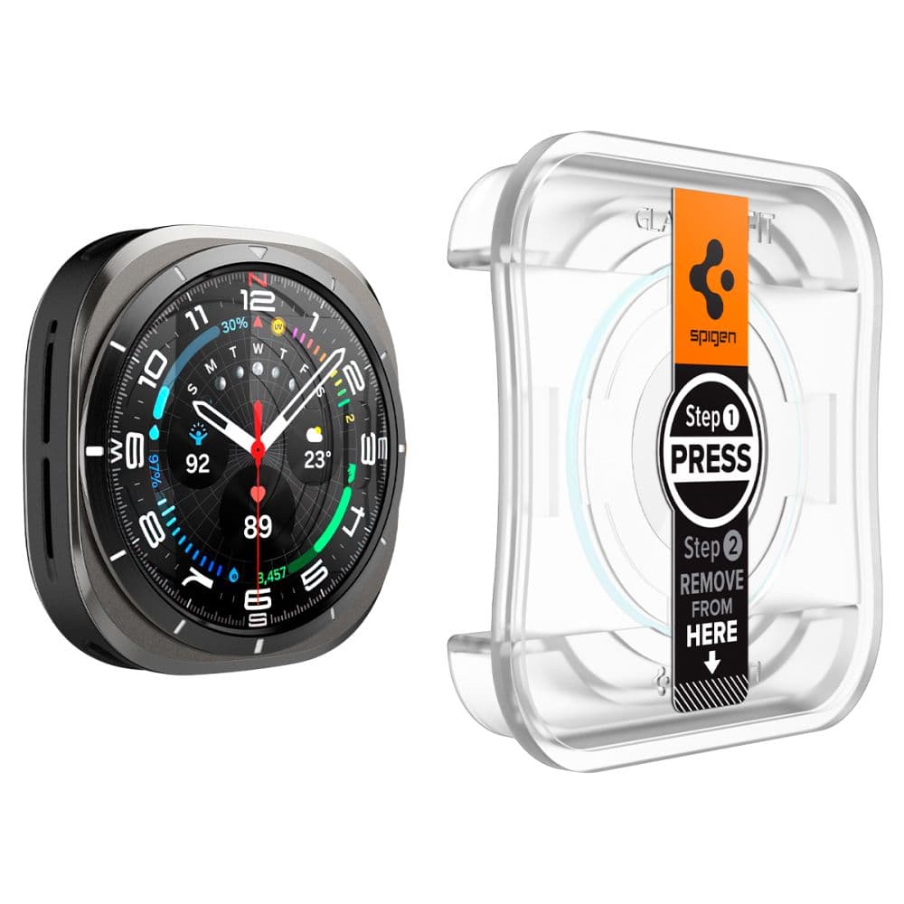Spigen Glass.TR ”EZ-FIT” 2-pack Galaxy Watch Ultra (47 mm) διαφανές 3