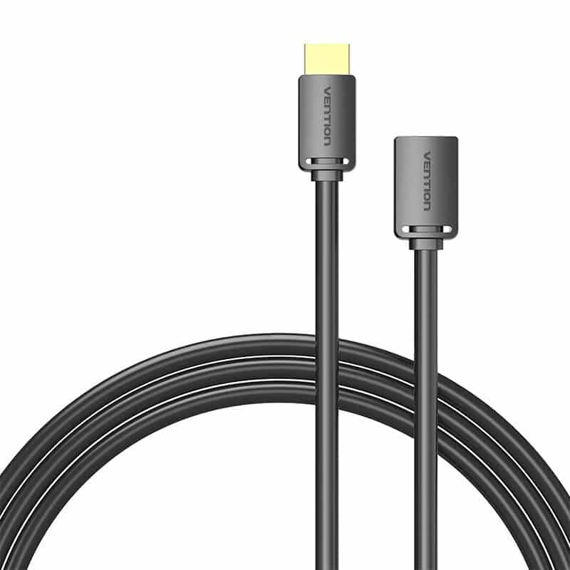 Vention HDMI 2.0 αρσενικό σε HDMI 2.0 θηλυκό καλώδιο επέκτασης 3μ, 4K 60Hz, (Μαύρο)