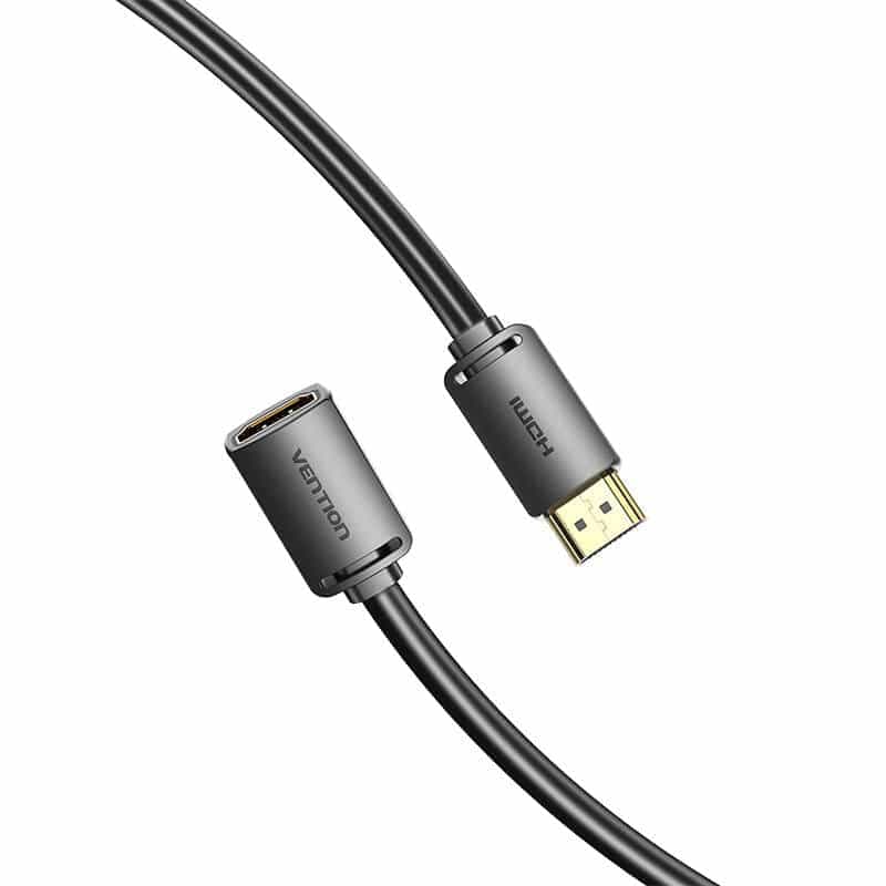 Vention HDMI 2.0 αρσενικό σε HDMI 2.0 θηλυκό καλώδιο επέκτασης 3μ, 4K 60Hz, (Μαύρο) 3