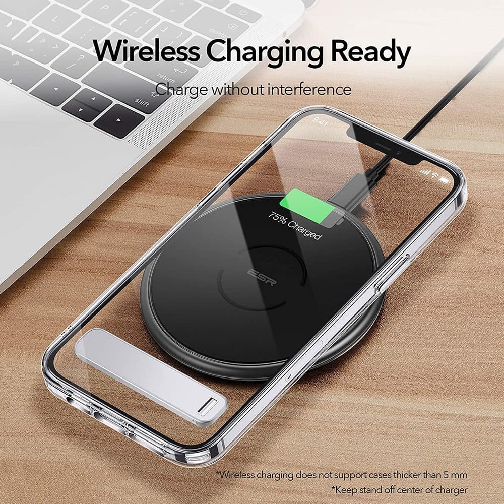 ESR - Βάση Γραφείου Boost Kickstand - Ρυθμιζόμενη Γωνία, Κάθετη και Οριζόντια Στήριξη, για Τηλέφωνα - Ασημί 5