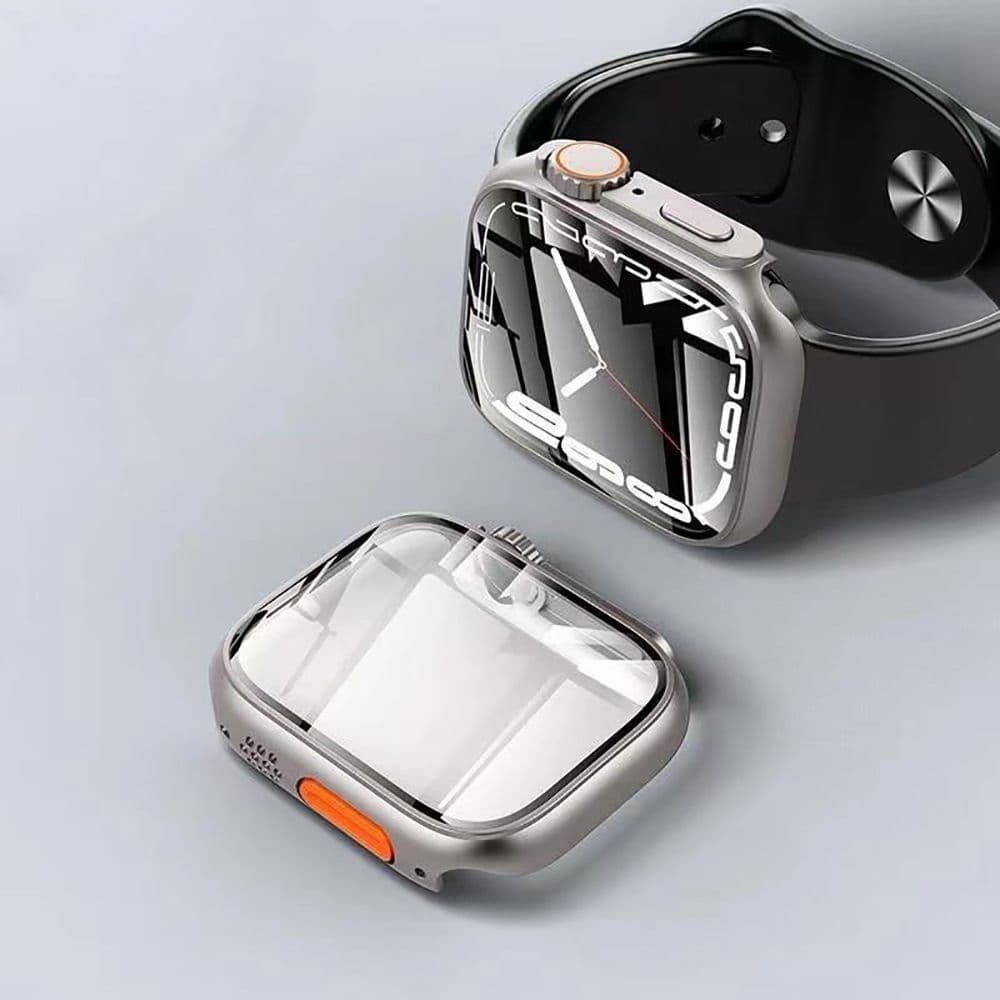 Tech-Protect Defense360 Apple Watch 4 / 5 / 6 / SE (44MM) τιτάνιο/πορτοκαλί 4