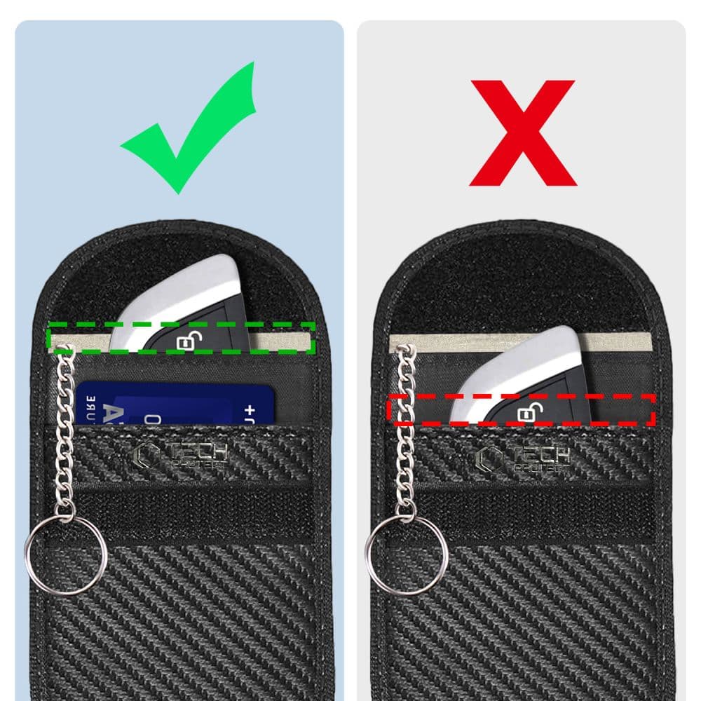 Tech-Protect Faraday KLR100 θήκη Keyless RFID Signal Blocker Carbon 3