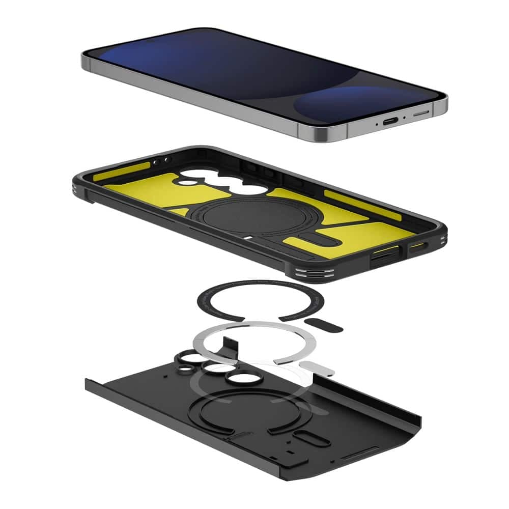 Spigen Tough Armor - θήκη για Samsung Galaxy S24 FE - Μαύρο 6