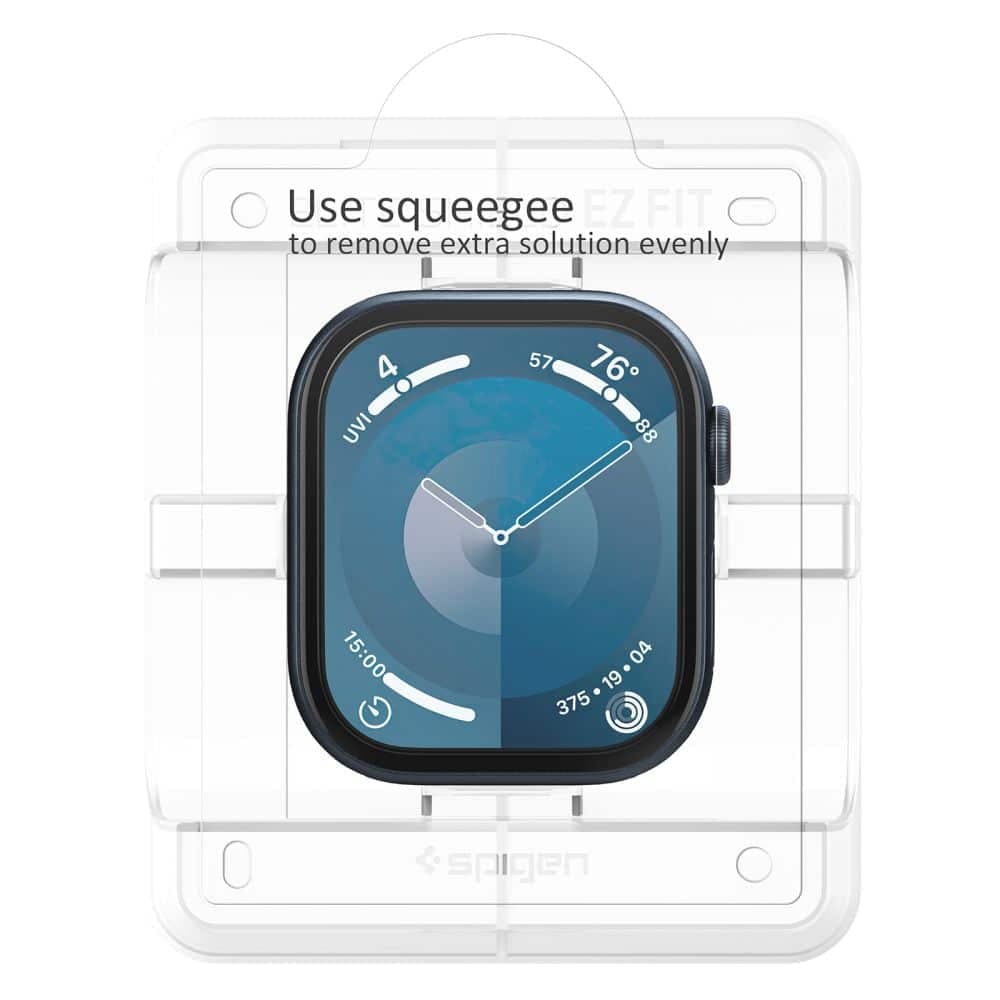 Spigen Hybrid Glass “EZ Fit” 2-Pack Apple Watch 10 (46 MM) διαφανές 4