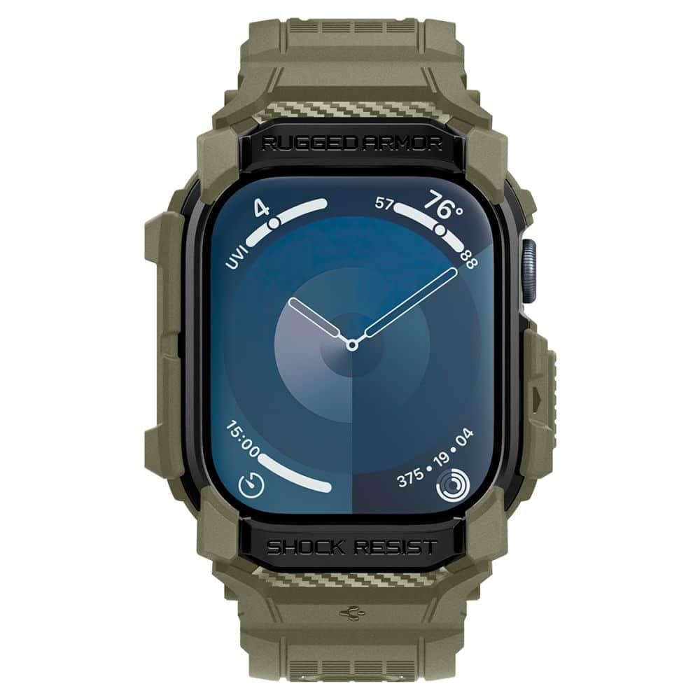 Spigen Rugged Armor Pro - θήκη για Apple Watch 10 / 11 - Κίτρινο 4