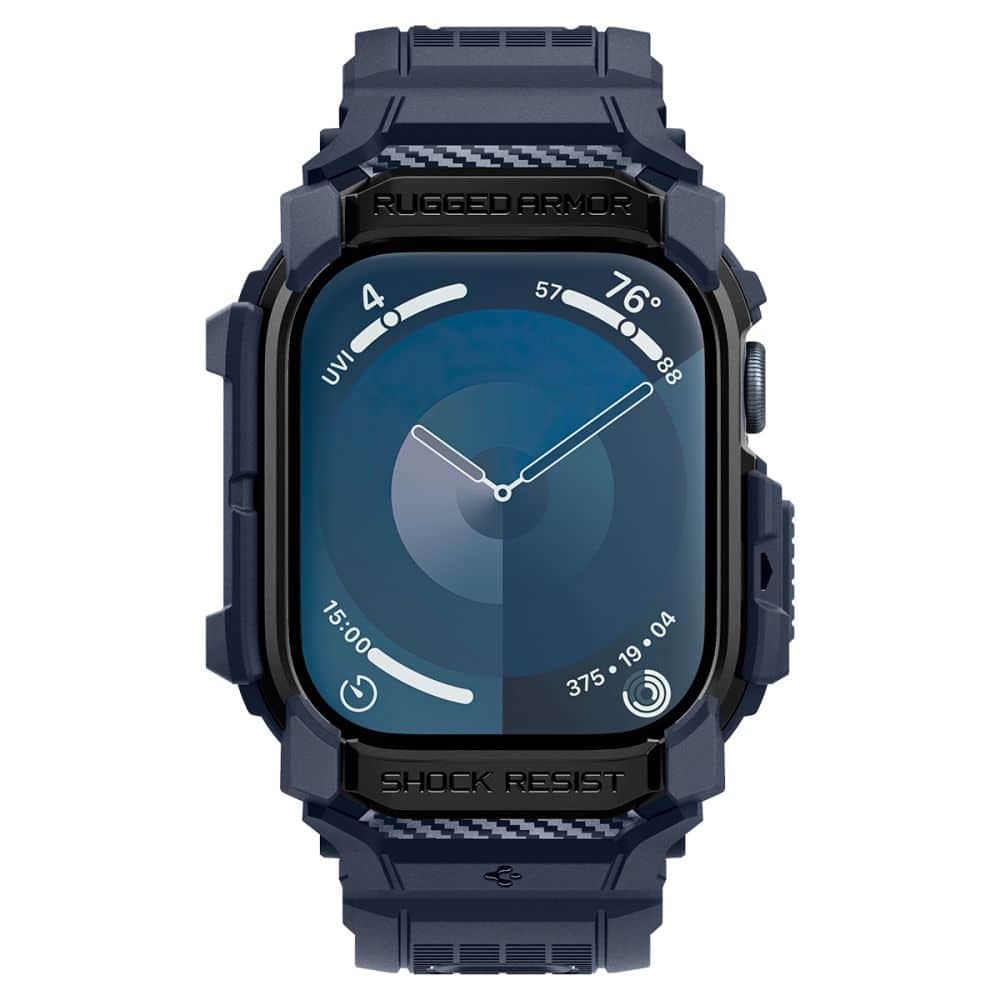 Spigen Rugged Armor Pro - θήκη για Apple Watch 10 / 11 - Μπλε 4