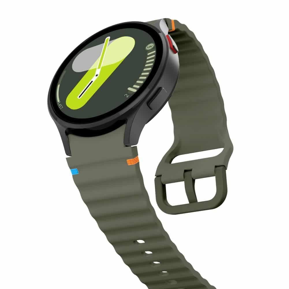 TECH-PROTECT σιλικόνη αθλητική - θήκη για Samsung Galaxy Watch 4 / 5 Pro 6 7 FE - Πράσινο 3