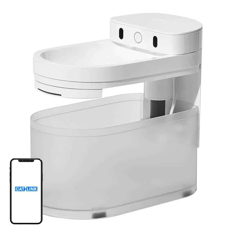 Catlink Pure 3 έξυπνη ποτίστρα για σκύλους και γάτες (λευκό)