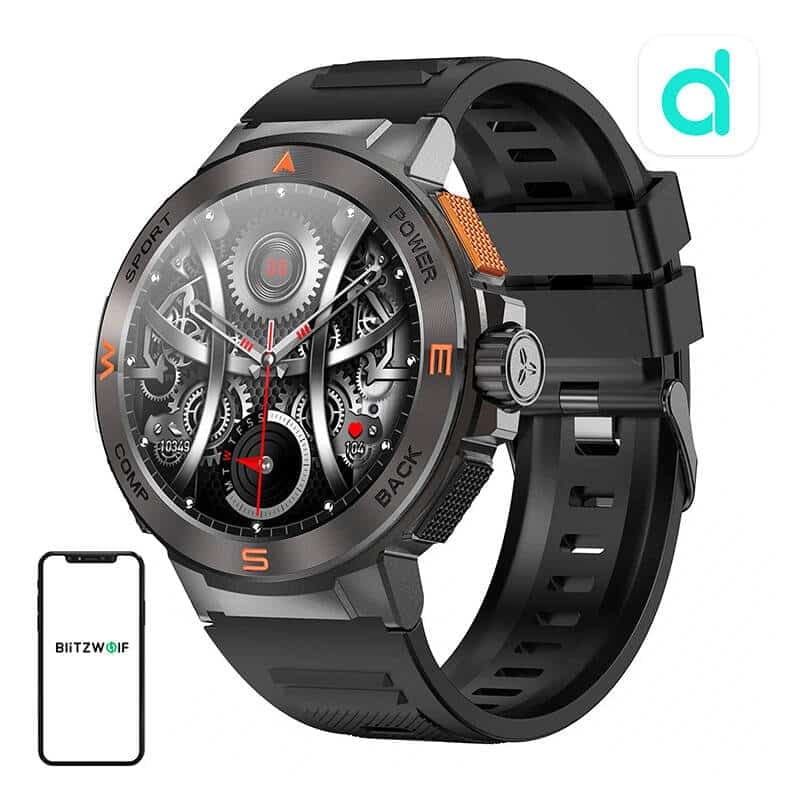 BlitzWolf BW-AT5 smartwatch (μαύρο) 5