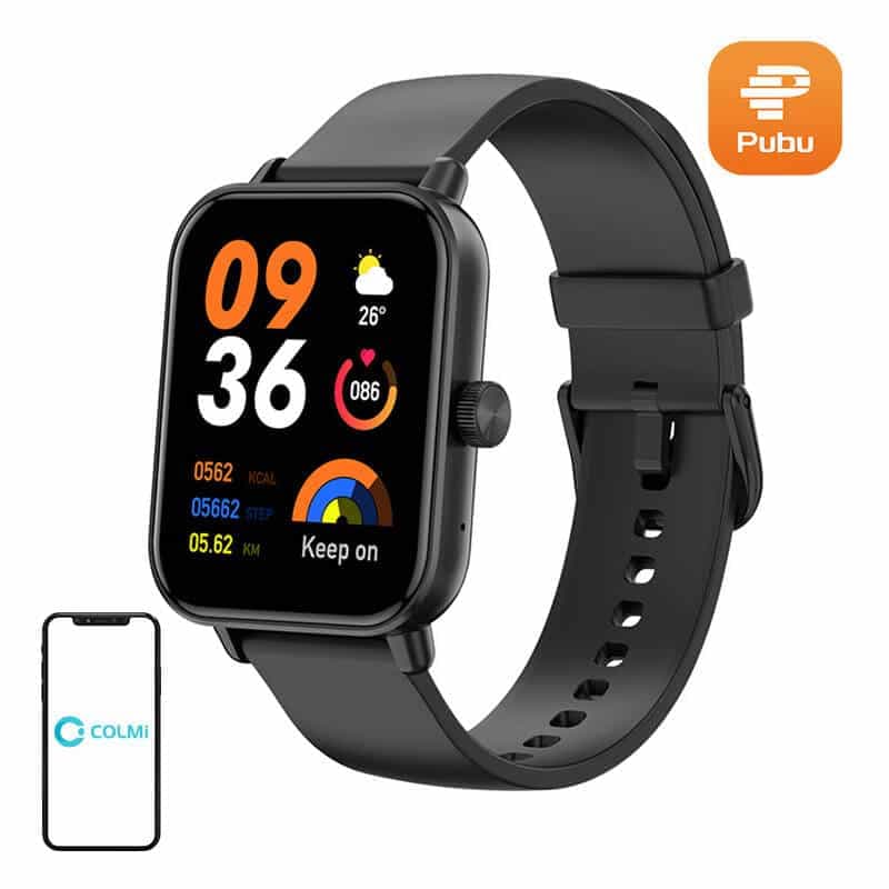 Colmi P81 smartwatch (μαύρο)