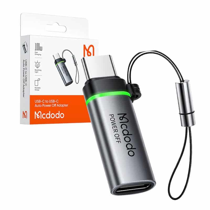 Mcdodo USB-C σε USB-C αντάπτορας OT-2450, αυτόματη απενεργοποίηση 4