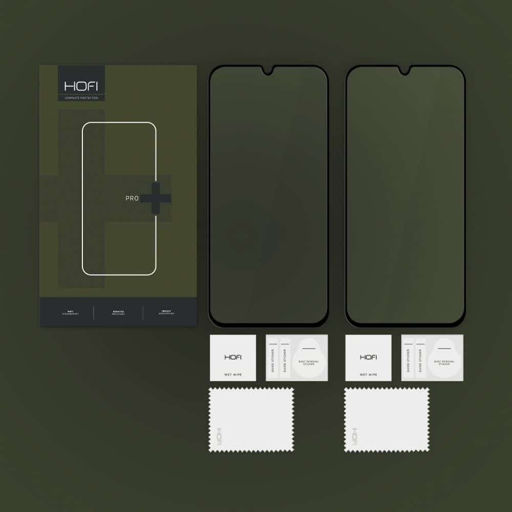 Hofi Glass Pro+ 2-pack γυαλί προστασίας για Galaxy A16 4G / 5G μαύρο 4