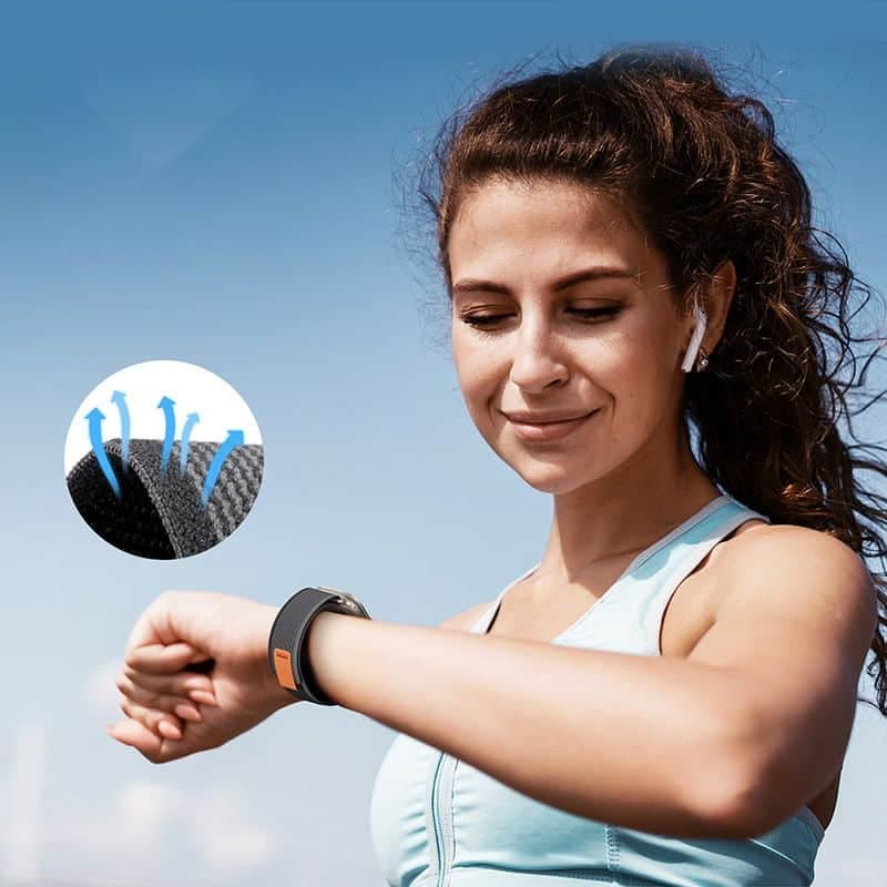 TECH-PROTECT Nylon - θήκη για Samsung Galaxy Watch 4 / 5 Pro 6 7 FE - Μαύρο 3