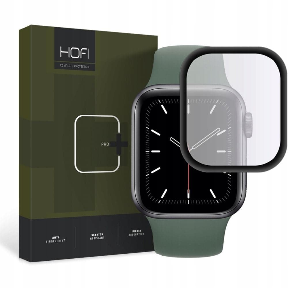 Hofi υβριδικό γυαλί Apple Watch 4/5/6/SE (44MM) μαύρο