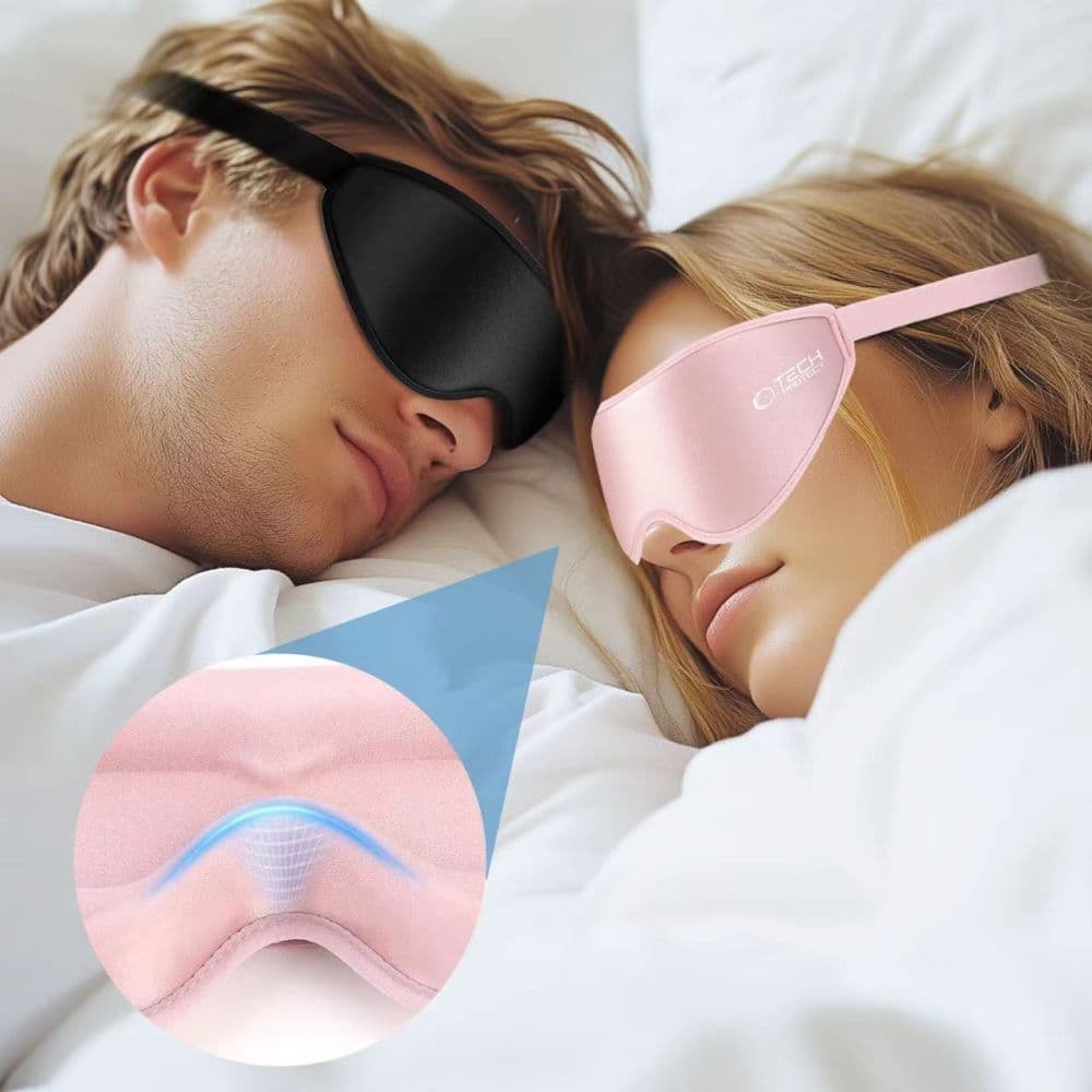 Tech-Protect μάσκα ύπνου EYESHADE ροζ μωρού 5