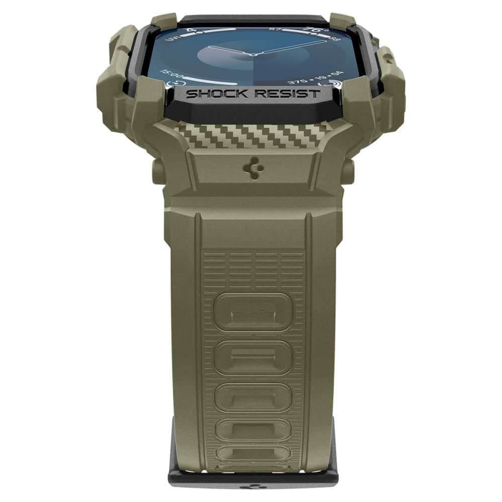 Spigen Rugged Armor Pro - θήκη για Apple Watch 10 / 11 - Κίτρινο 5