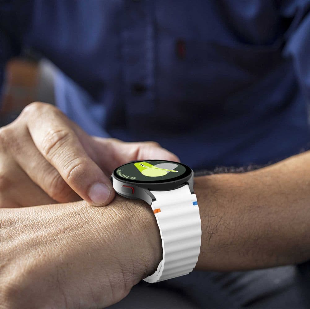 TECH-PROTECT συλλογή - θήκη για Samsung Galaxy Watch 4 / 5 Pro 6 7 FE - Λευκό 4