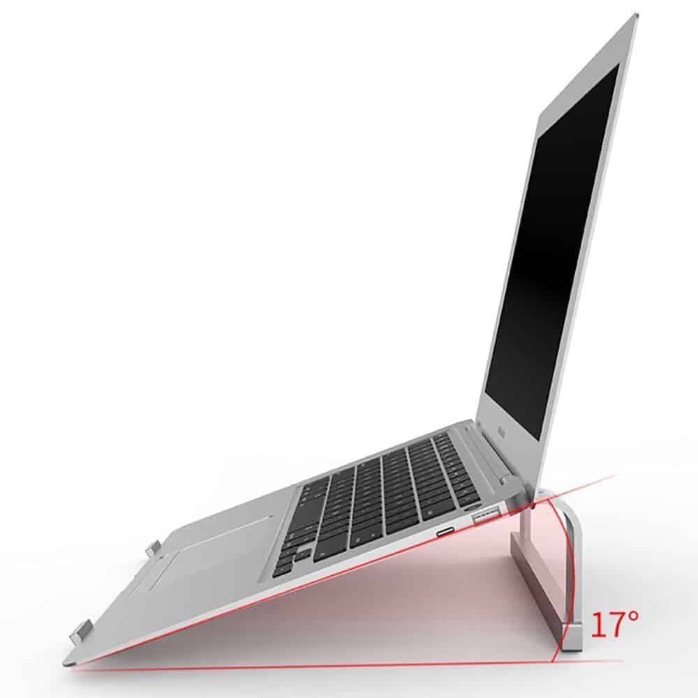 Tech-Protect Uls100 βάση φορητού υπολογιστή ασημί 5