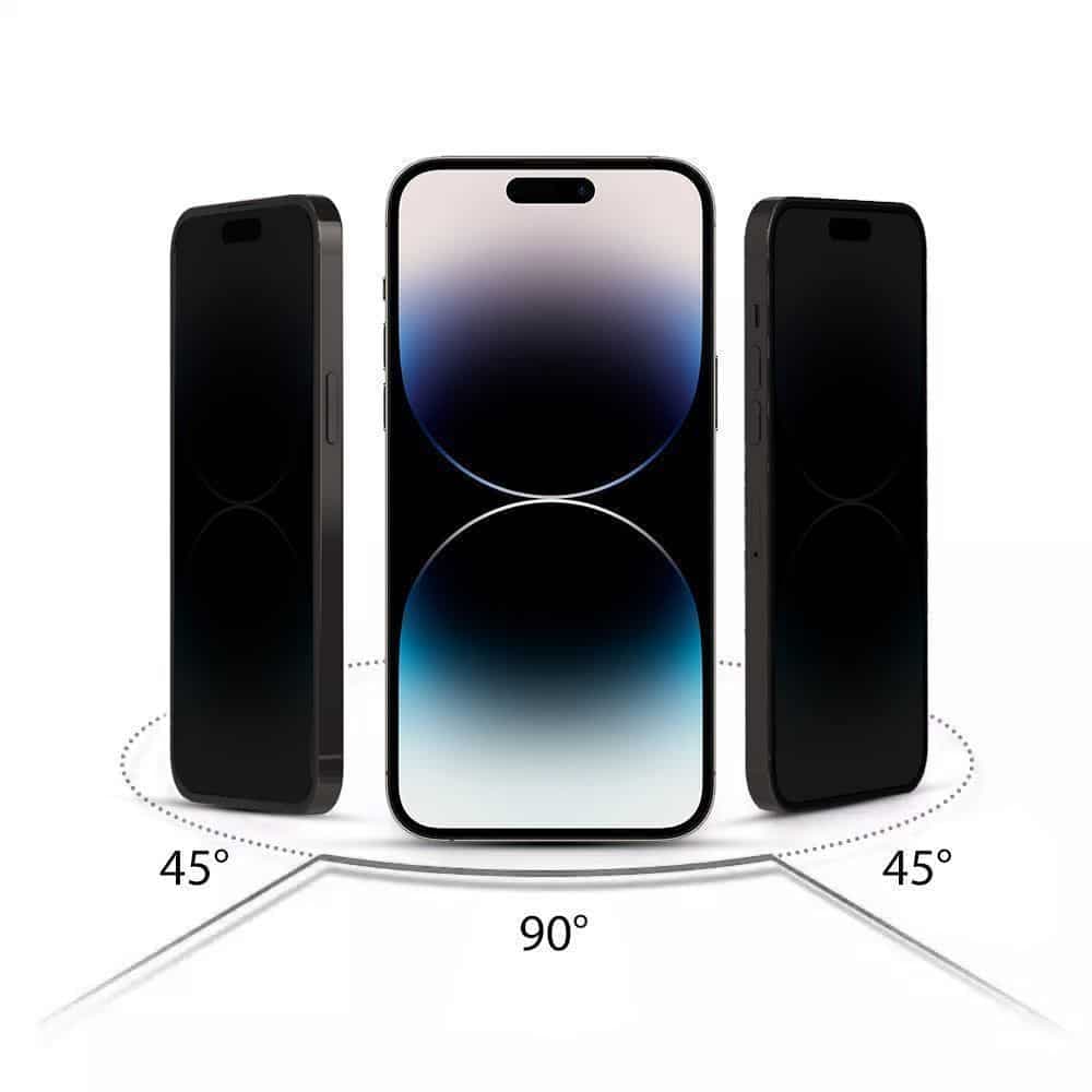 HOFI Anti Spy Glass Pro+ 2-Pack iPhone 16 Pro Privacy γυαλί προστασίας 5